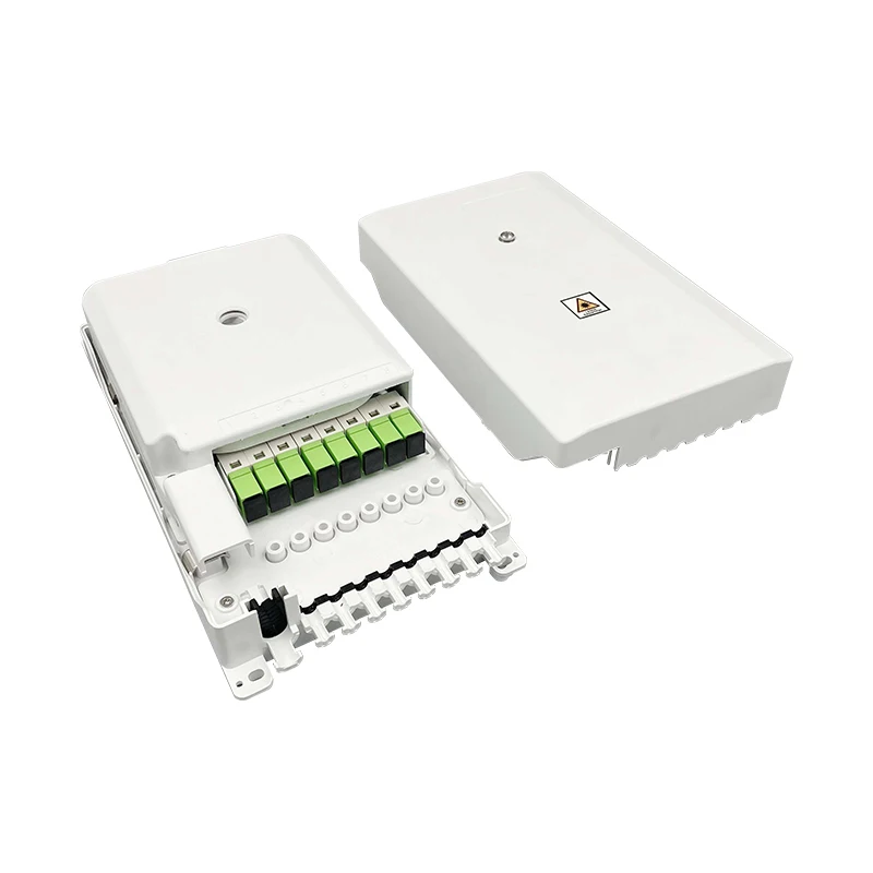 Saitong FTTH In Stock China Manufacturer 8 fiber Weatherproof Outdoor FTTH Distribution Fiber Optic Terminal Box HUAWEI Type