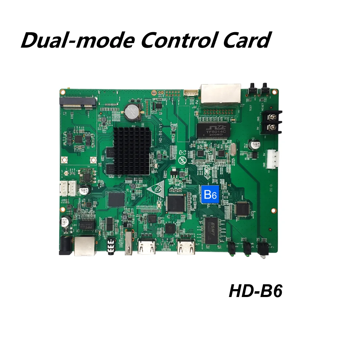 HD-B6  splicing Dual-mode Control Card Player box The new Huidu product sending card HDPlayer software