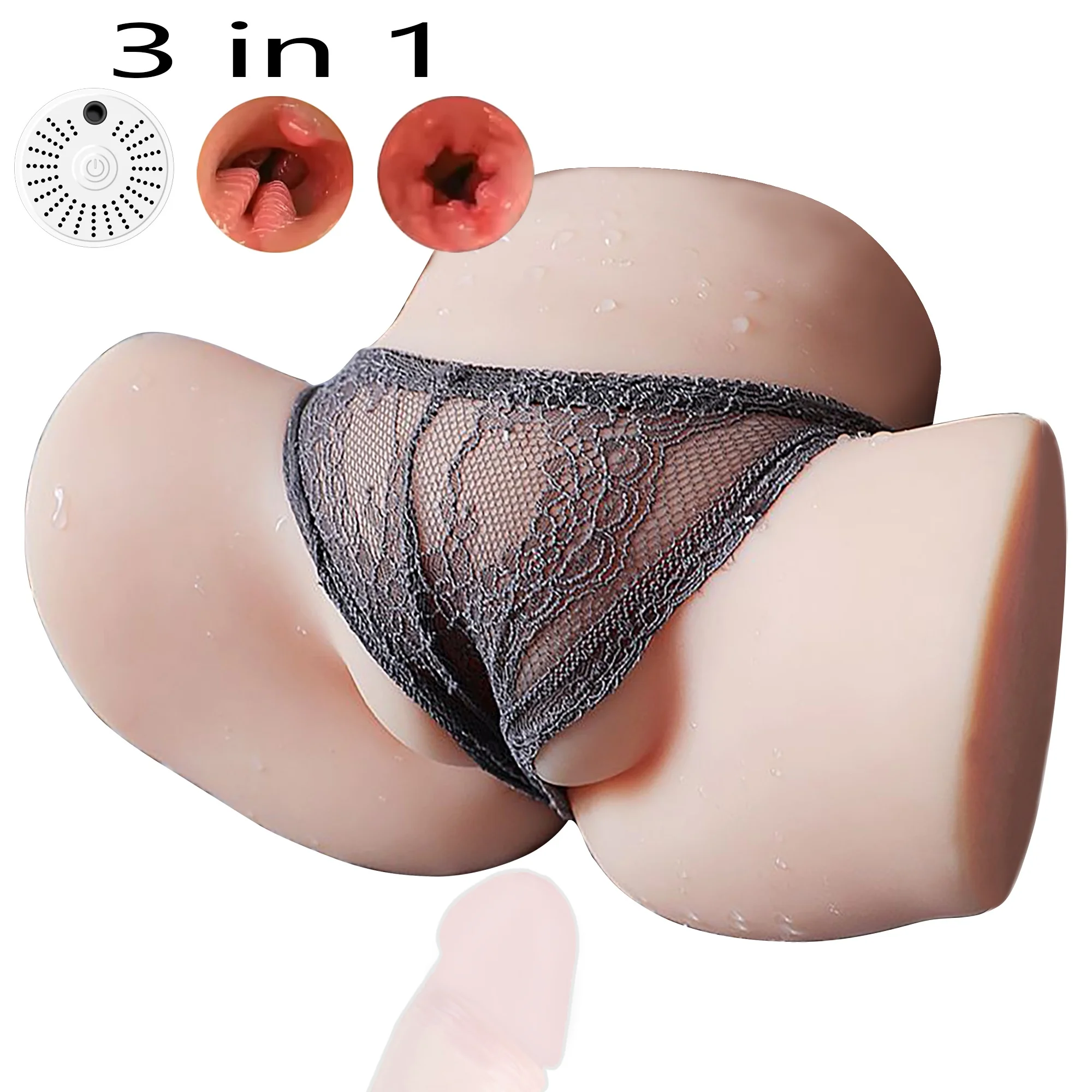 Pocket pussy Male For Masturbation Men Toy Masturbator Cup Anal Adult 3D Man Big Ass Vibrator Realistic Mens Sex Toys Vagina