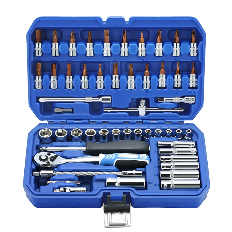 socket wrench set tools 53 PCS tool socket wrench set for truck mechanic tools full automotive set