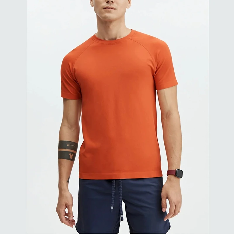 YX-MA05 Wholesale Custom Pima Cotton T-shirts Slim Fit Plain Men Tshirts