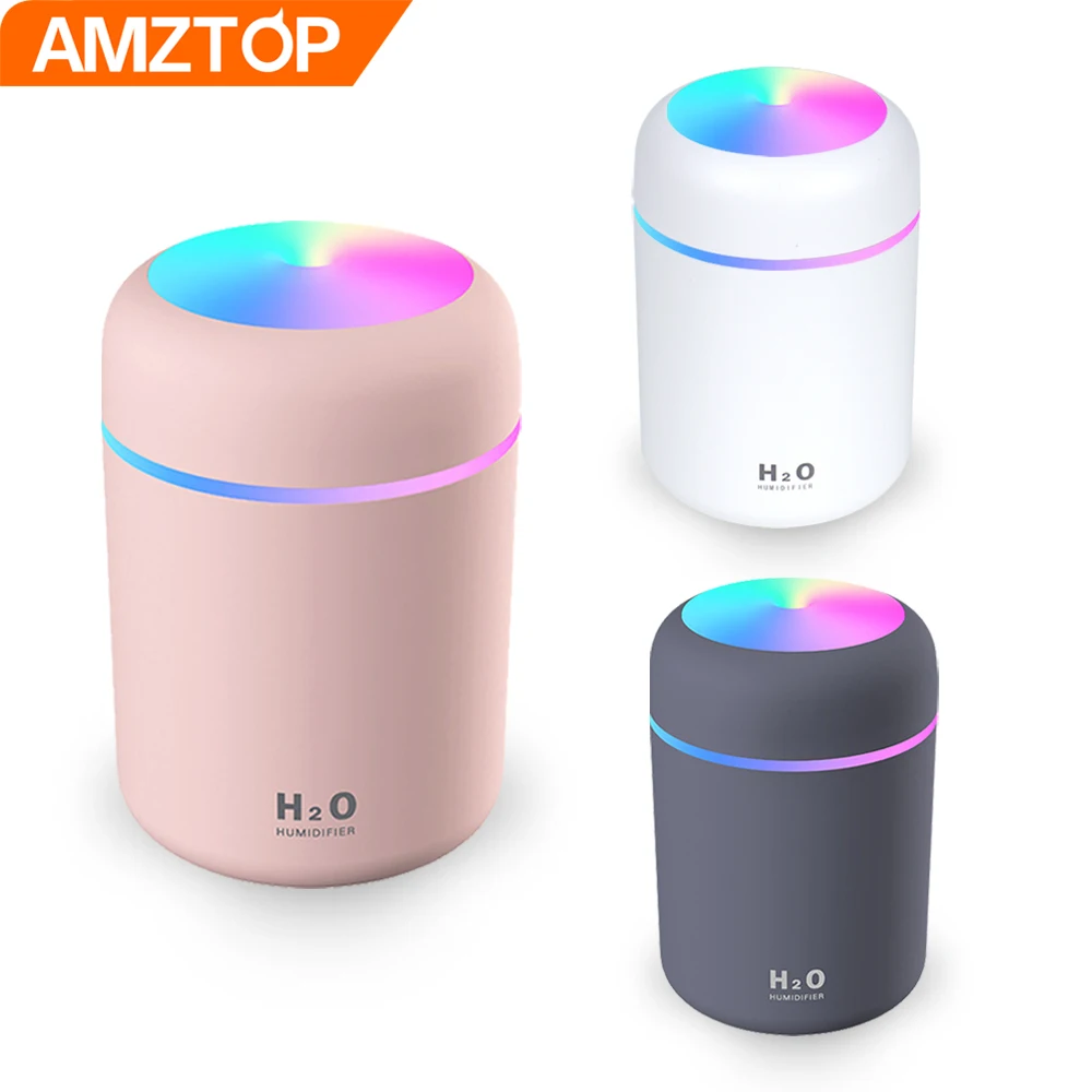 G02-0095 New 2023 H2O Dropshipping 300ml Portable Air Humidifier Mini Ultrasonic Atomizer USB Air Humidifier For Home Hotel Car