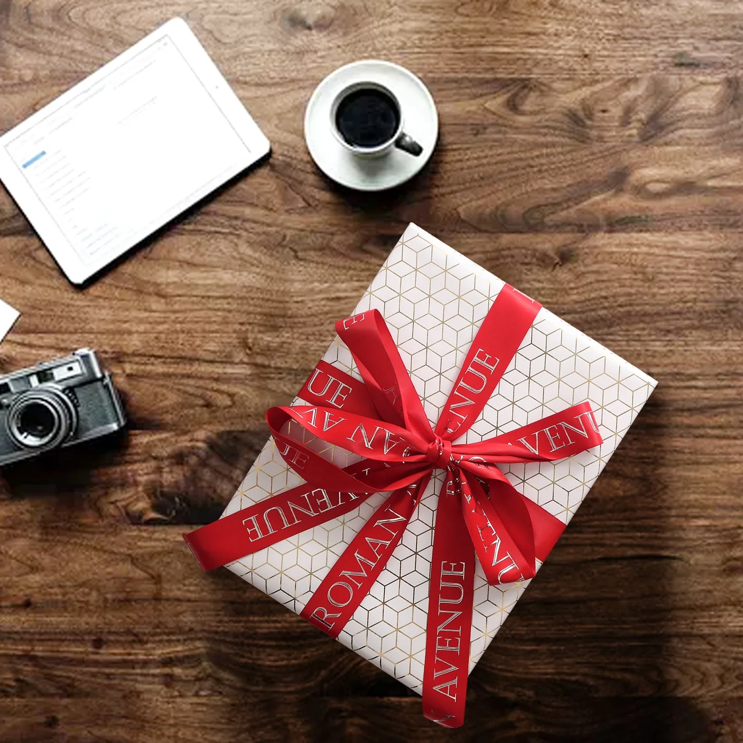 Midi Ribbons High Grade Smooth Luxury Sliver Print Satin Ribbon 196 Colors Customised Silky Ribbon For Crafts Gift Wrapping