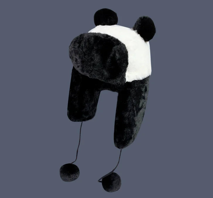 2022 cute panda wholesale  high quality funky hat