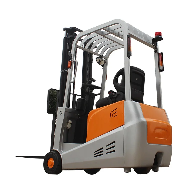 2200lbs 3300lbs 1.5ton CE Approved electric three wheeled side shifter function three stage 4500mm height mast forklift for sale