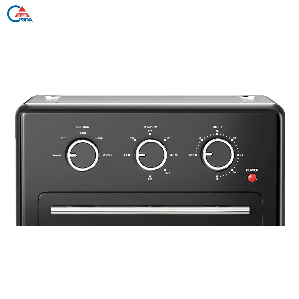 Wholesale 1200W 16l multi Air Oven Healthy Mechanical Air Fryer Oil Free Stainless Steel Convection Hot Air Oven