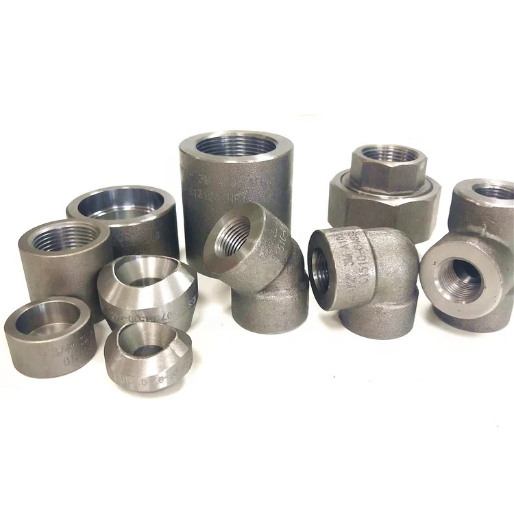 ASTM A105 Carbon Steel Forged Socket Weld and npt thread pipe fitting
