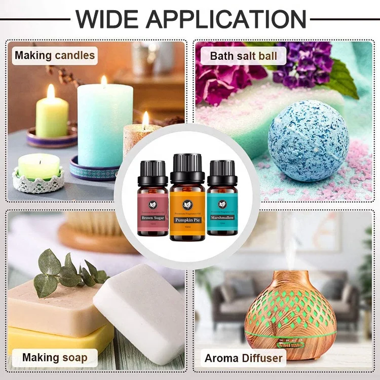  Halloween Gift Set 6pcs / Box 100% Pure Plant Natural Aromatherapy Essential