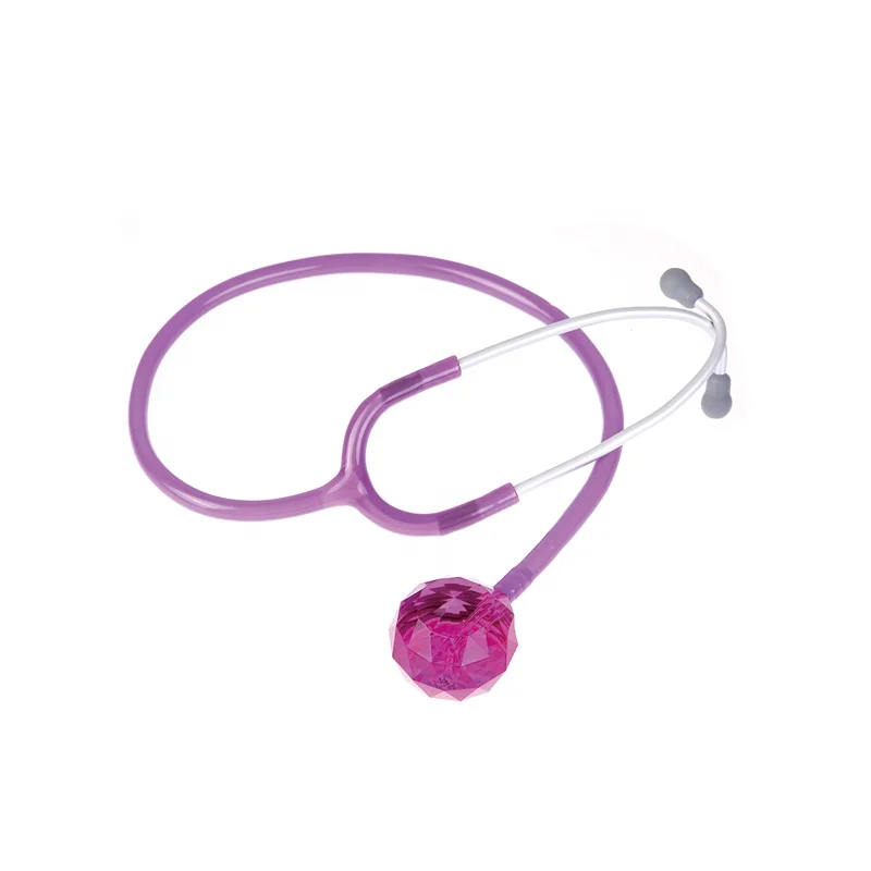 Детская больница, Медицинский Педиатрический прекордиальный кристаллический прозрачный зеленый стетоскоп для детей