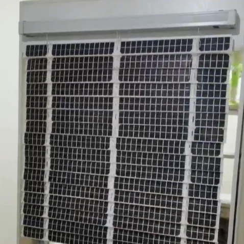 FNEP 108W PV Louver Renewable Energy New Product Removable Household Photovoltaic Curtain Cost of Photovoltaic Panels