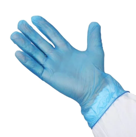Wholesale Vinyl Gloves Powder Free General Use Clear Blue Vinyl Multipurpose Gloves Disposable PVC Gloves Manufacturer