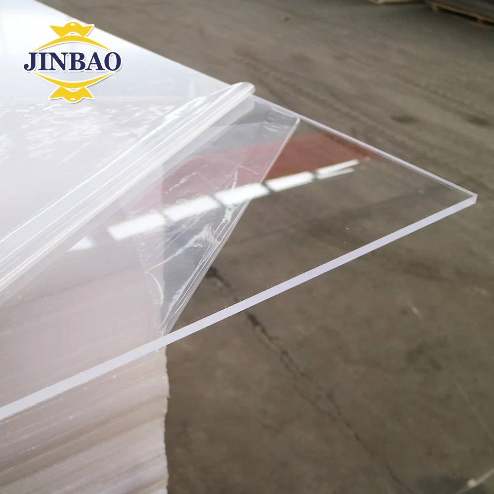 JINBAO Hot Sale China factory wholesale high clear transparent colored anti static acrylic letters  board sheet
