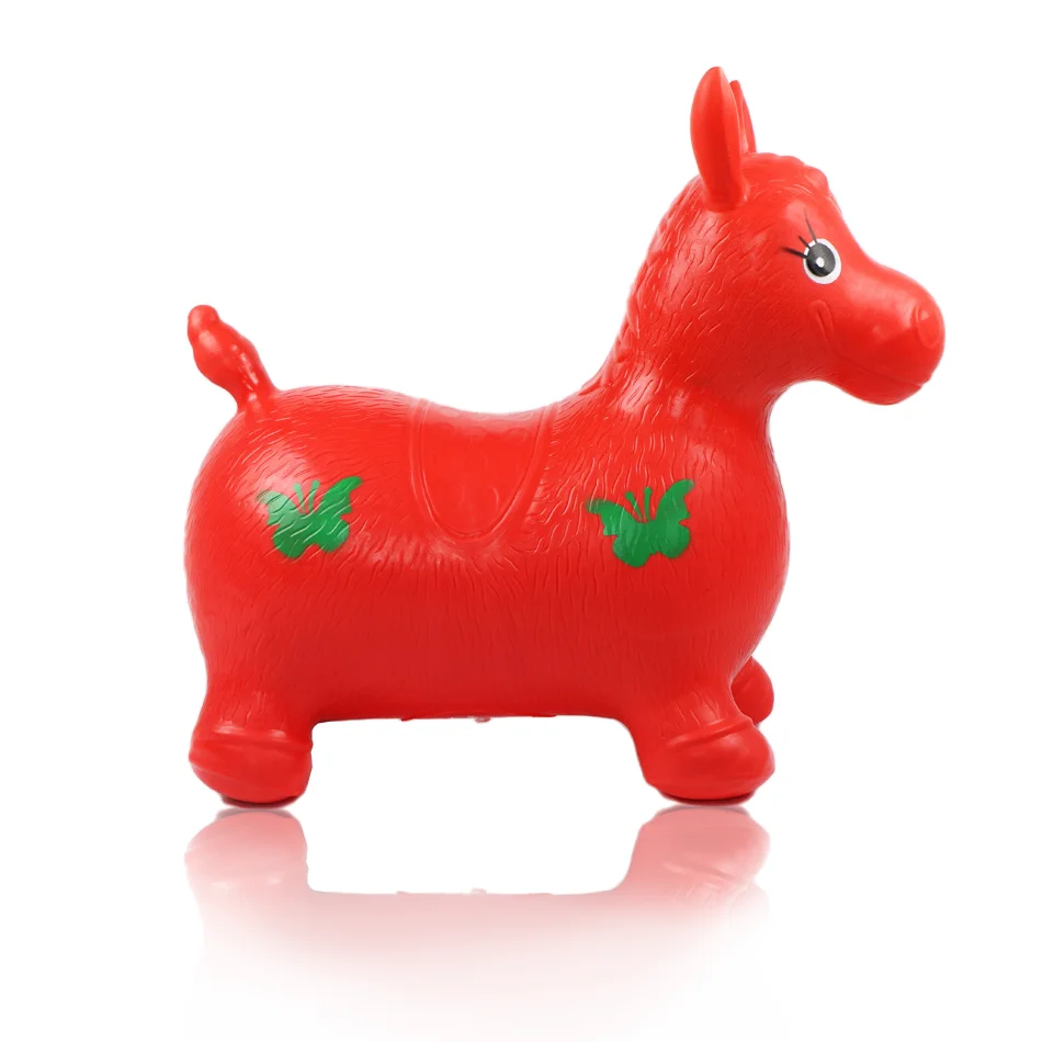 
Hot sale classic super quality Inflatable cartoon bouncing toy horse ride toy 