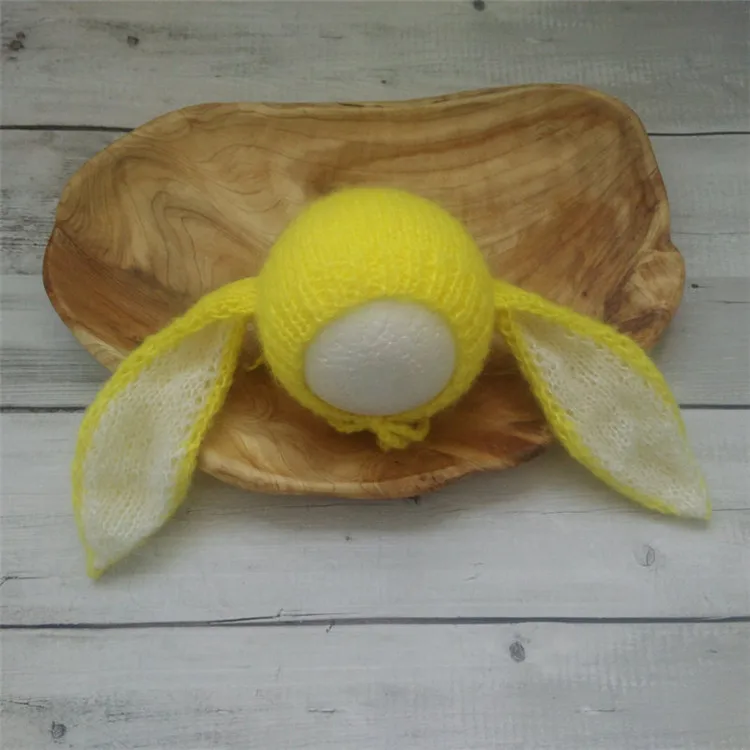 Baby bunny hat photography props,Angola mohair super big ear hat for baby photography props