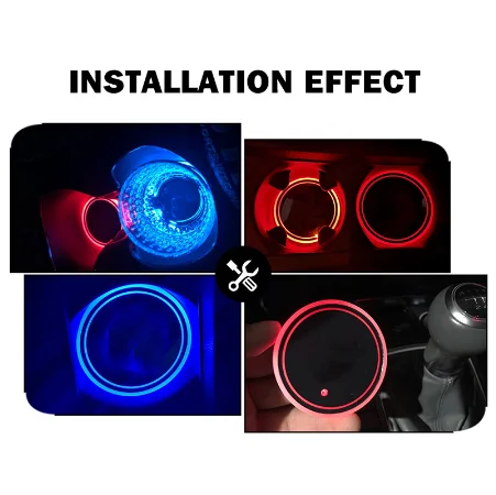 RGB логотип на заказ доступные автомобильные подстаканники коврики подставки для бутылок