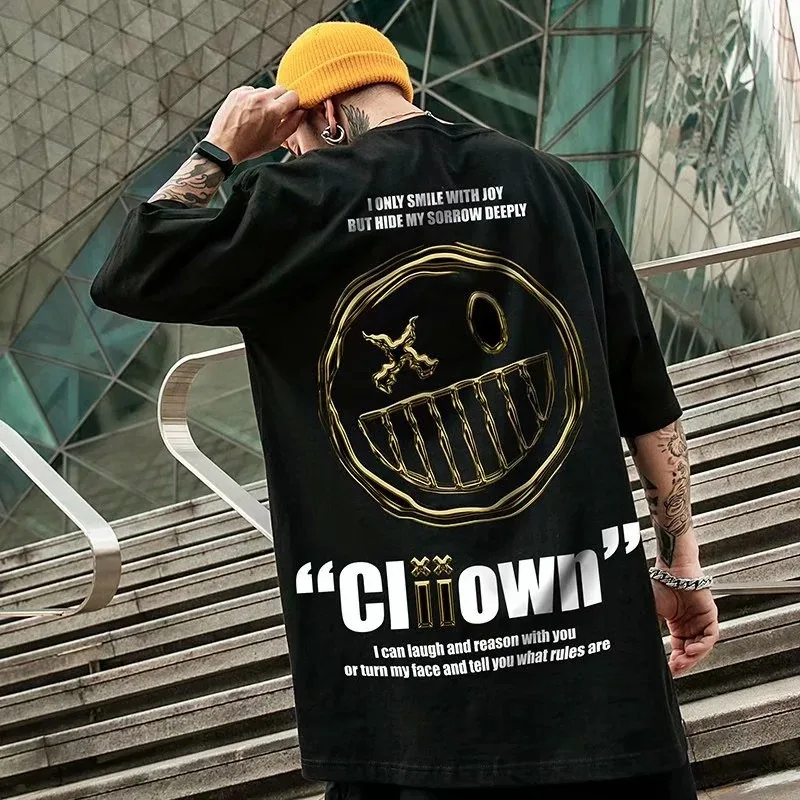 Custom Fashion Basic 220gsm Cotton Tshirt Premium Quality Streetwear Plain Unisex Oversized Tshirts Men Short Sleeve T-shirt