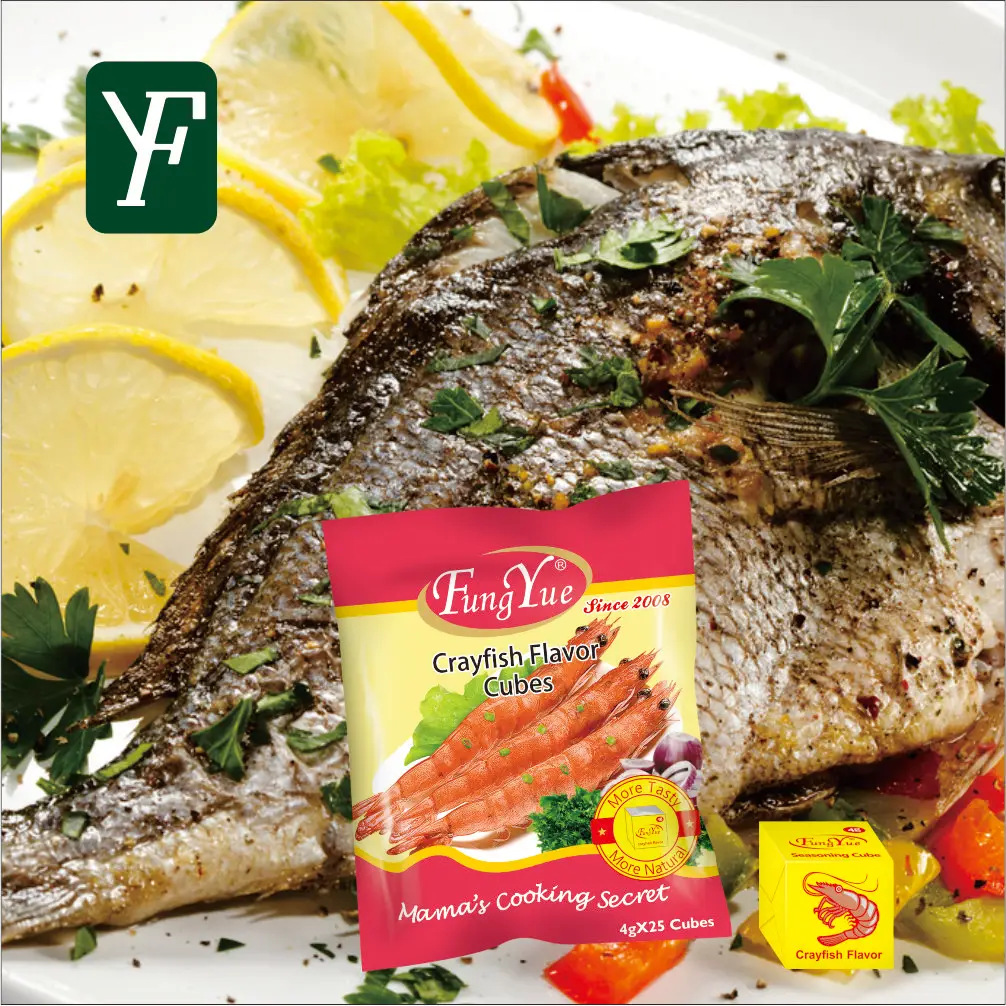 
Crayfish Bouillon Cube With Seasoning For Soup Bouillon 