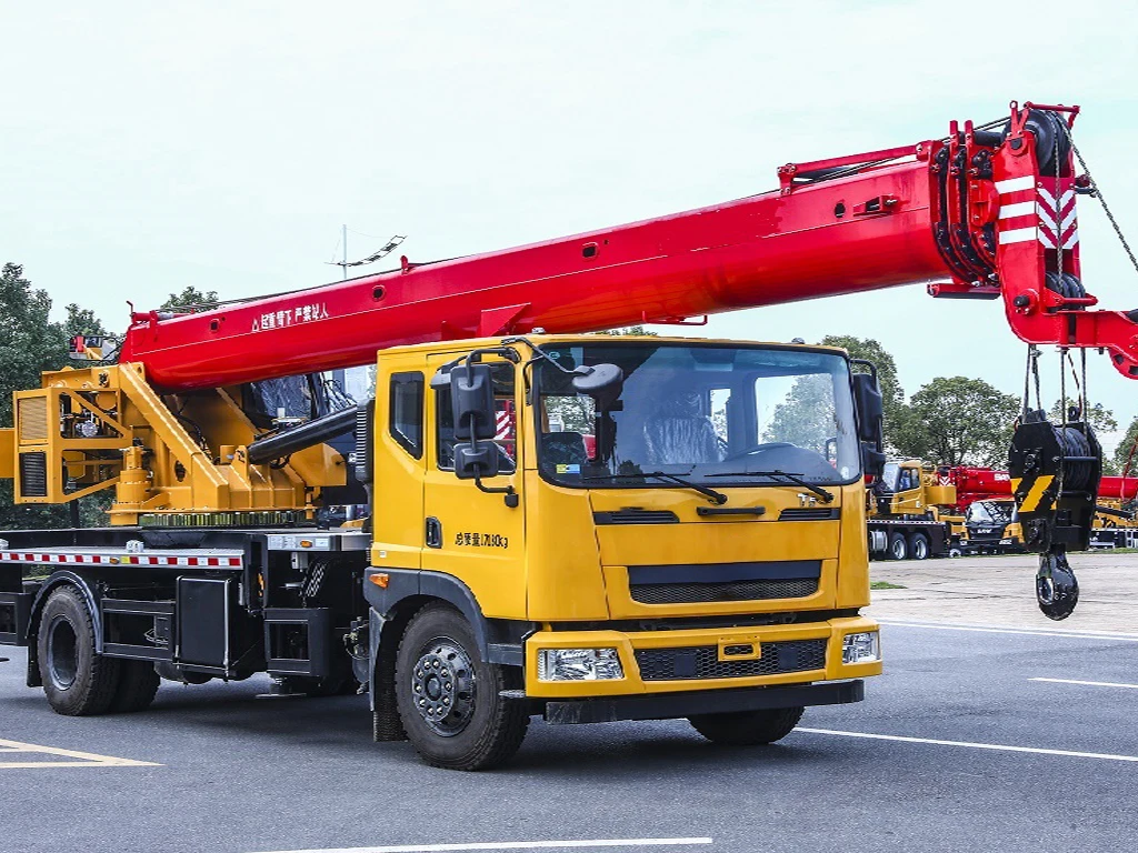 Новый Автокран STC500 5 секций гидравлический автокран грузовик по выгодной