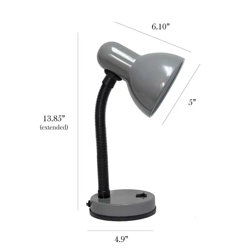 Yuancheng YC-TB042 Basic Metal Flexible Hose Neck Desk Lamp for Home Office