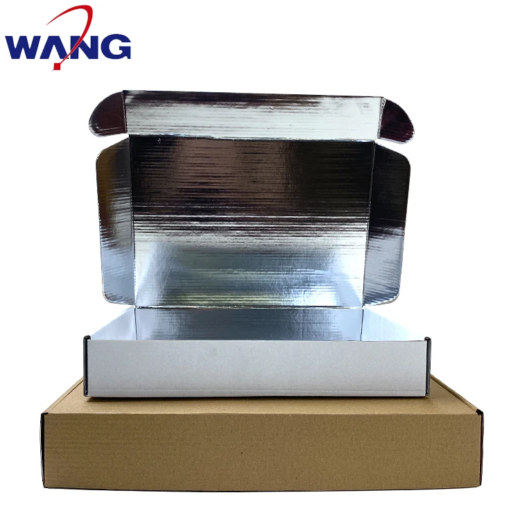 paper box for frozen food delivery aluminium insulated cardboard box Corrugated cardboard airplane box