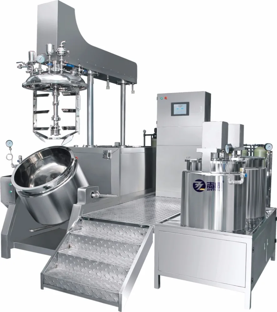 
ZT 50-5000L vacuum homogenizer emulsifying emulsifyier mixer machine mixing tank mixer machine 