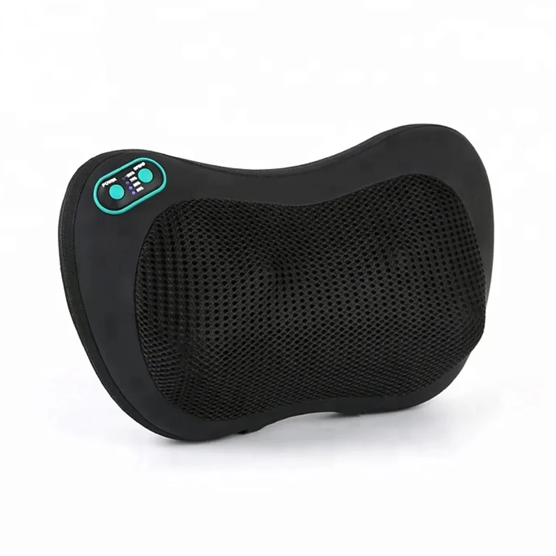 hot sale cordless wireless intelligent electric full body shiatsu kneading vibrator relaxation neck massage pillow