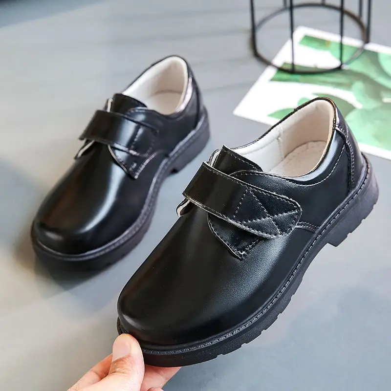 Performance leather shoes fashion student work clothes children school