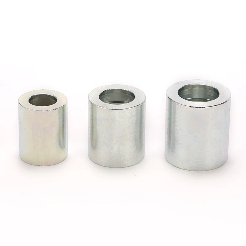 Galvanized Steel Ferrule For SAE 100R2/2SN Hose Hydraulic Socket