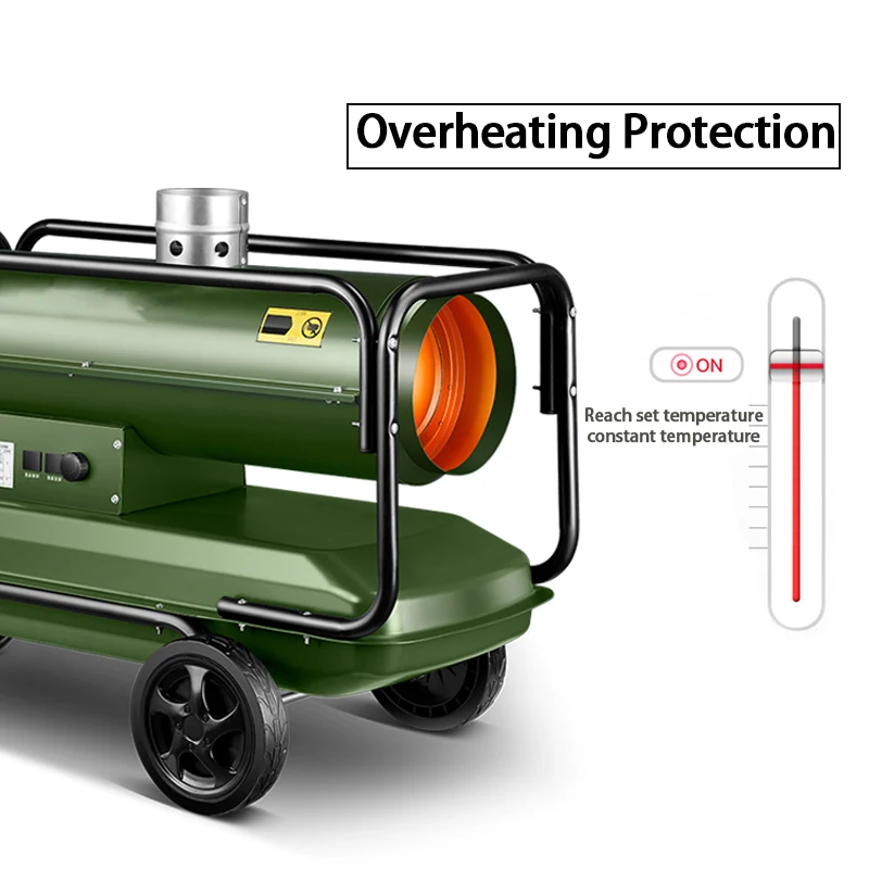 30KW Temperature Control Indirect Kerosene Heater Industrial Kerosene Oil Heater For  Farm Chicken