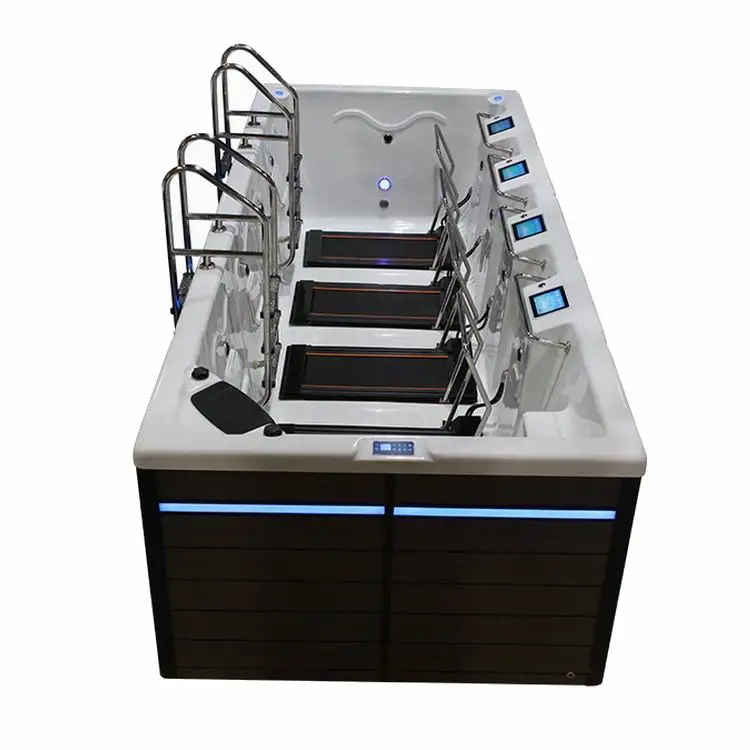 Bigeer 9965 under water running machine with 4 treadmills hydraulic system for gymnasium