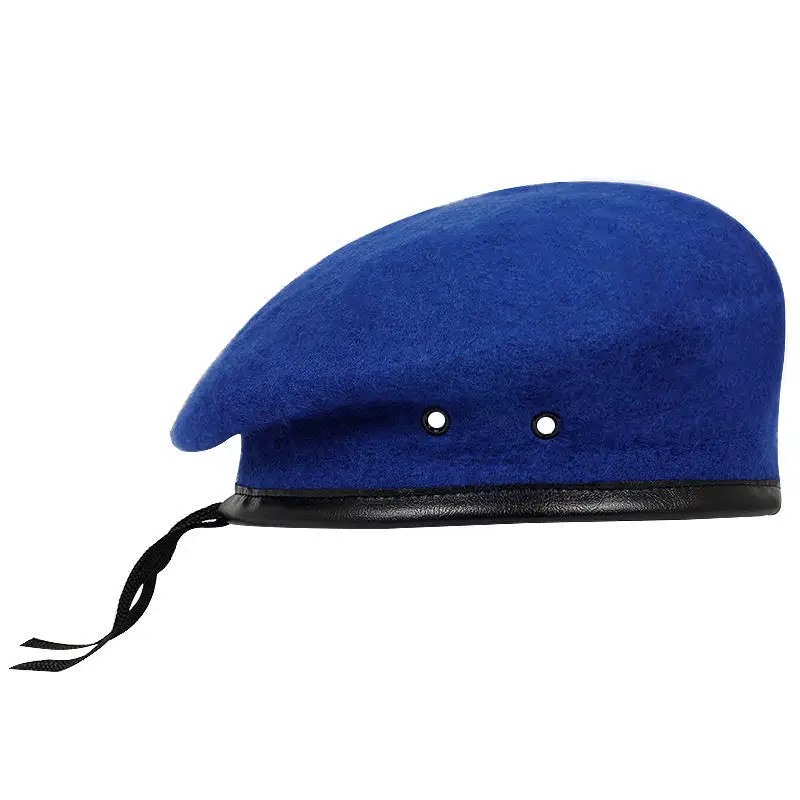 Wholesale Custom Wool Beret Hat for Men Tactical Berets Cap Casual Party Travel Business and Daily Use Adult Image Style