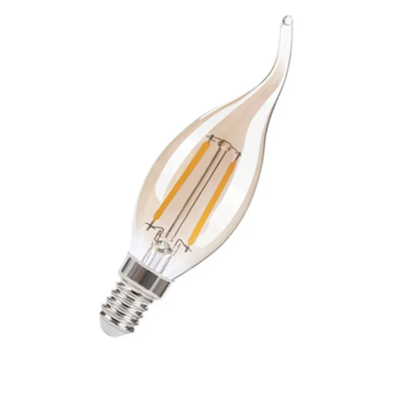 CX-Lighting Новый дизайн домашнее освещение AC прозрачная стеклянная крышка 85-265V C35 4W 2700K диммируемая Светодиодная лампа