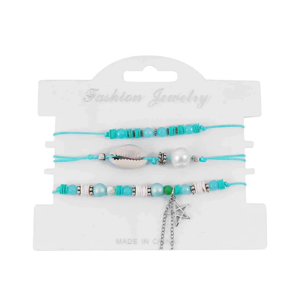 Лидер продаж с фабрики, плетеный браслет, жемчужный браслет, Звездный браслет для вечеринки