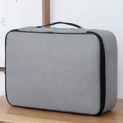 ST-078 2022 OEM большой потенциал Многофункциональный складной многослойный документ паспорт карты ящик для хранения Органайзер с замком и ключом