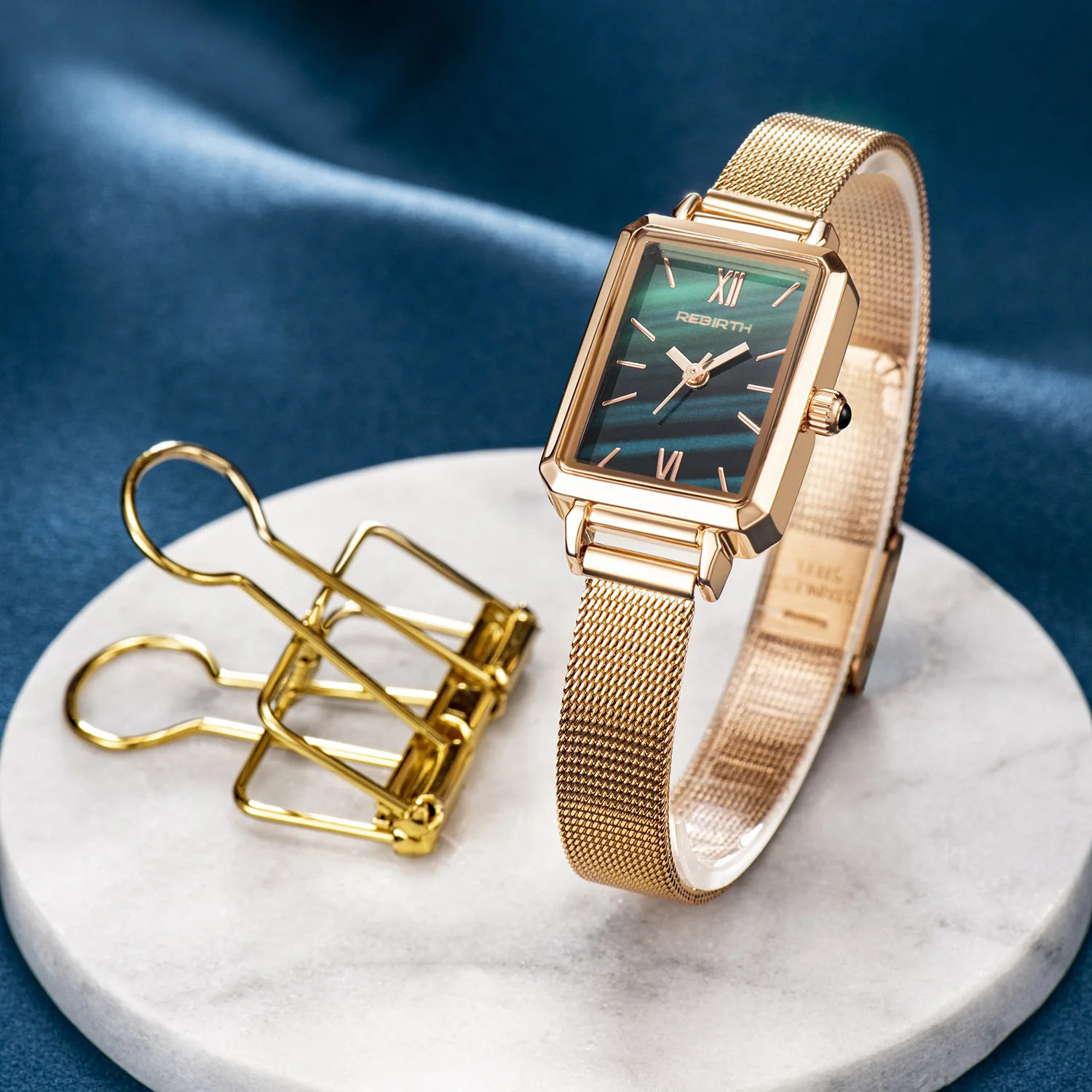 REBIRTH 2017 Hot Sell Fashion Women Silicone Japan Movement Quartz Wrist Watch For Ladies Waterproof Female Clock Women Watches