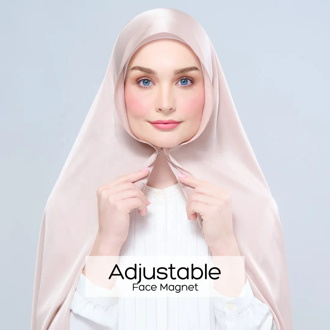 Новый дизайн матовая атласная шелковая Магнитная бирка и однотонная шаль в хиджабе с зашитыми передними задними магнитами