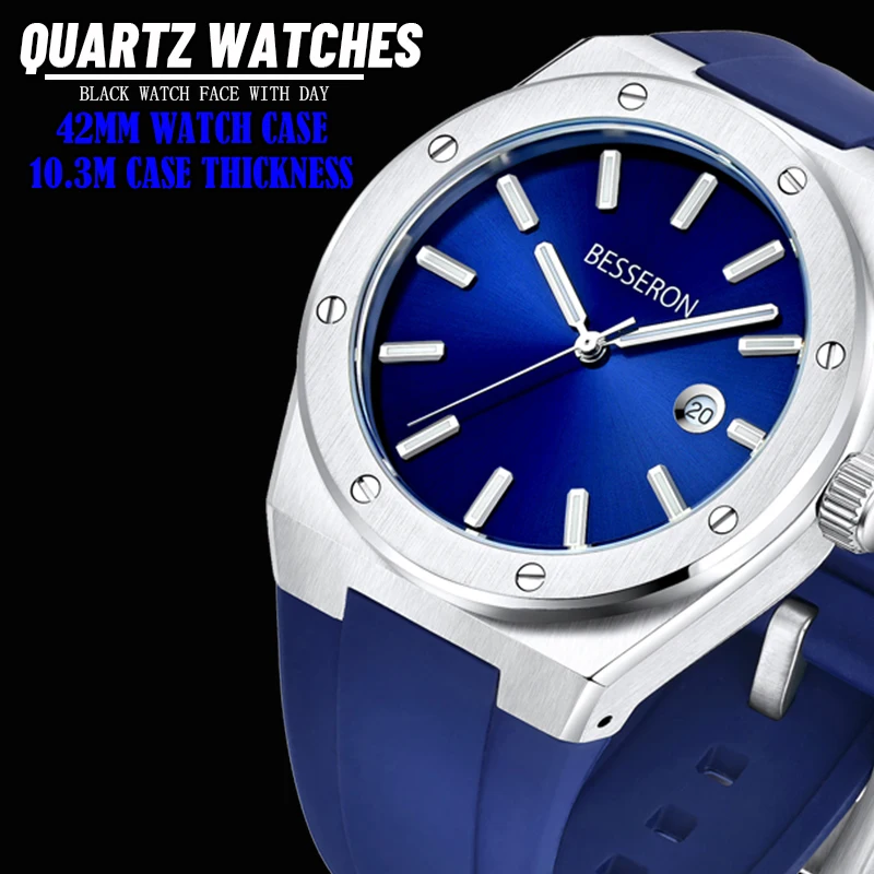 Mema Watch Quartz Excel Watch Japan Movement 5 Atm Sr626sw Price Stainless Steel Case Back Oem Logo Montre Homme Originale