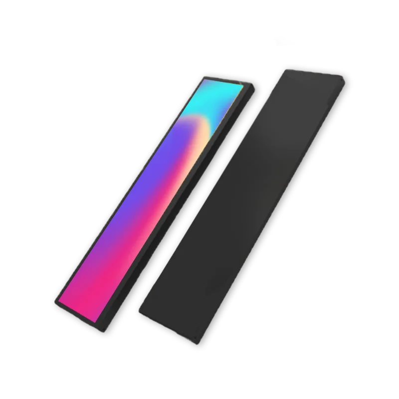 Full screen colorful ultra thin wall mount lcd display advertising playing equipment screen tv digital signage display