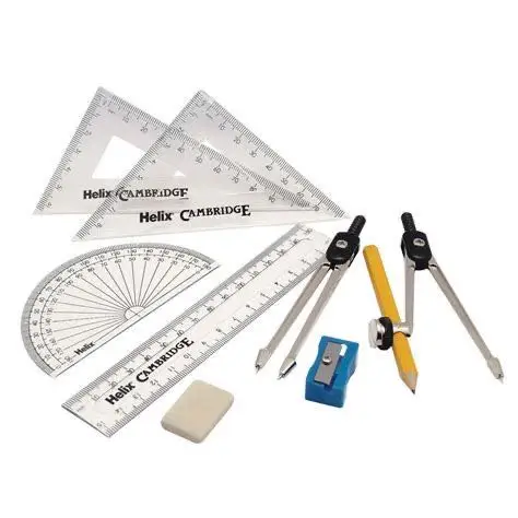 Набор для математики, 11 шт., набор геометрических фигур высокого качества