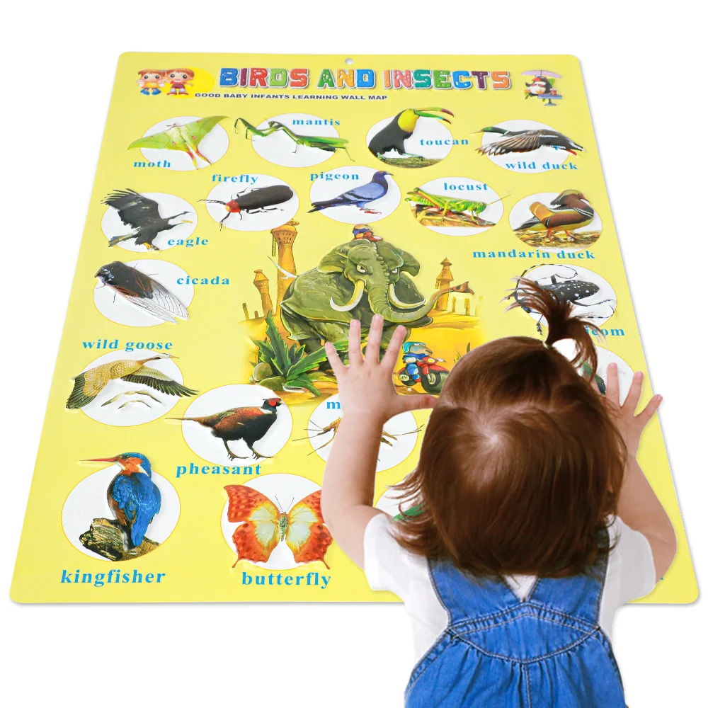high quality low price chart  interactive alphabet wall chart for Children