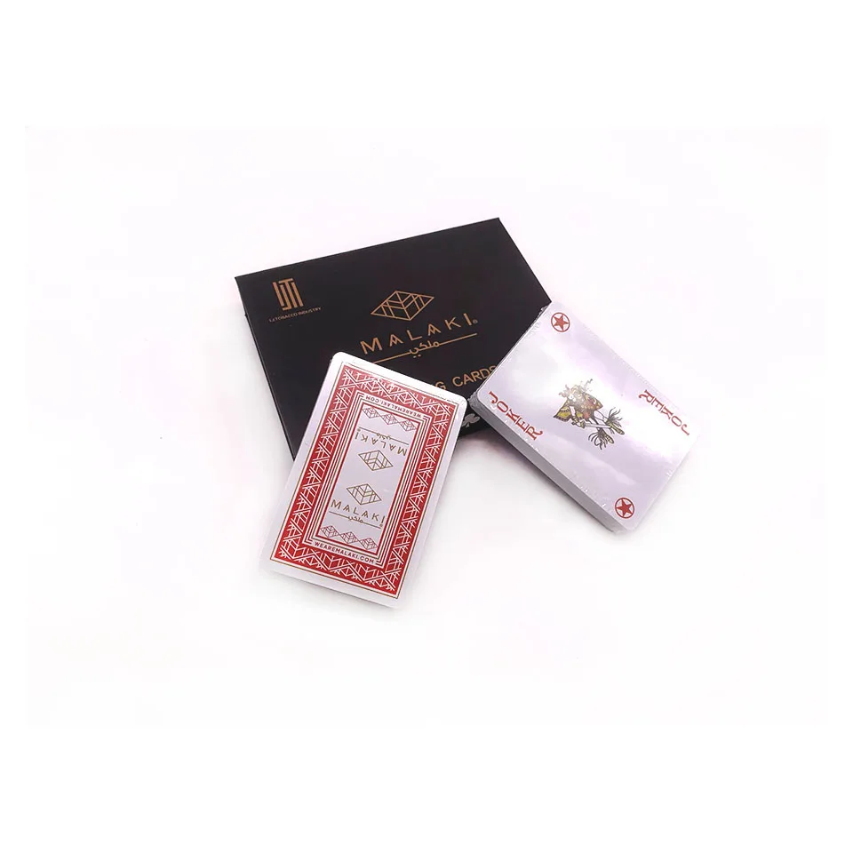 High Quality Custom Printing Black Core Poker  Cards Decks  board card game poker game Playing Cards for box