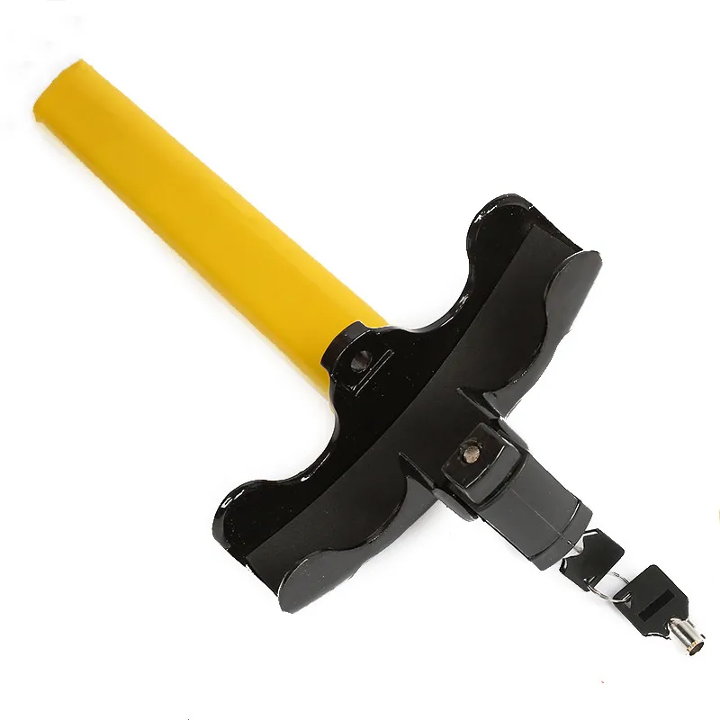Universal Car Steering Wheel lock Anti-theft Lock Auto for SUV Truck Anti-Theft Security Rotary T-shaped Aluminum Lock