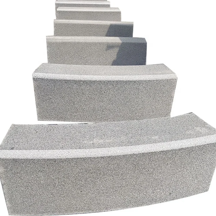Оптовая продажа натуральный изогнутый черный гранит Kerbstone китайский поставщик уличный садовый камень для дороги G654 гранитные керамики