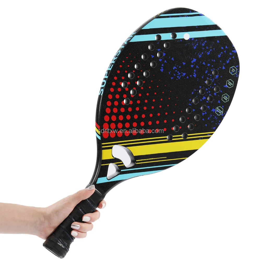 Индивидуальный дизайн Пляжная Теннисная ракетка Raquete Beach Tennis 12K индивидуальная