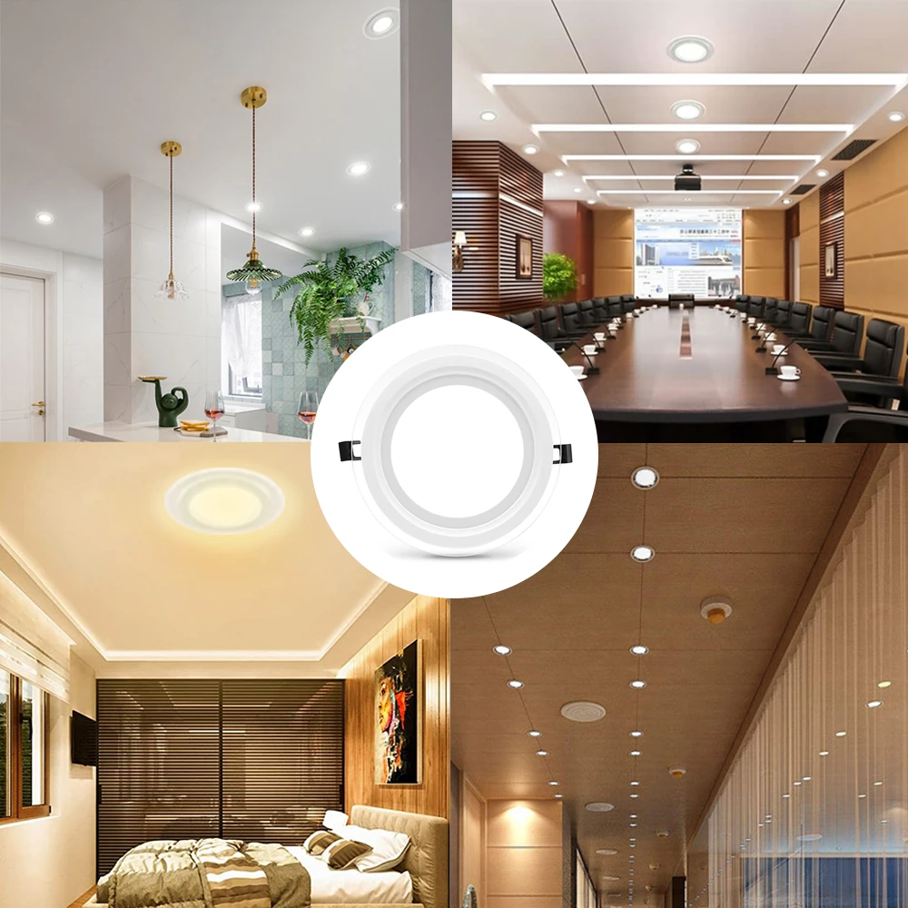 CE Certified IP44 dimmable back-lit smd 4 6 inch 4inch 6' recessed led pot lights