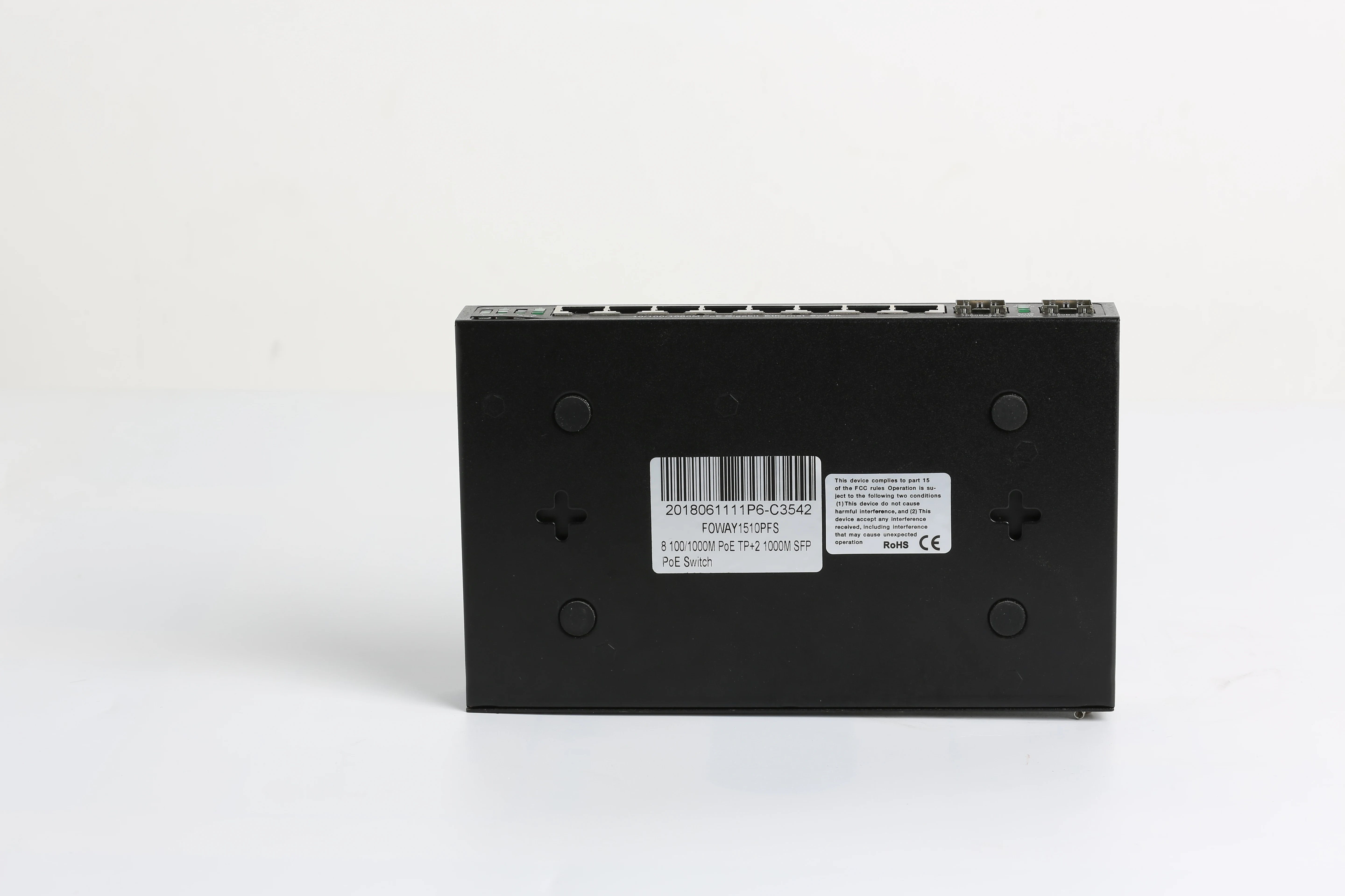 8 Port PoE Ethernet 2 port Gigabit Uplink networking Switch Built-in power supply AC110V/220V 270W POE switch