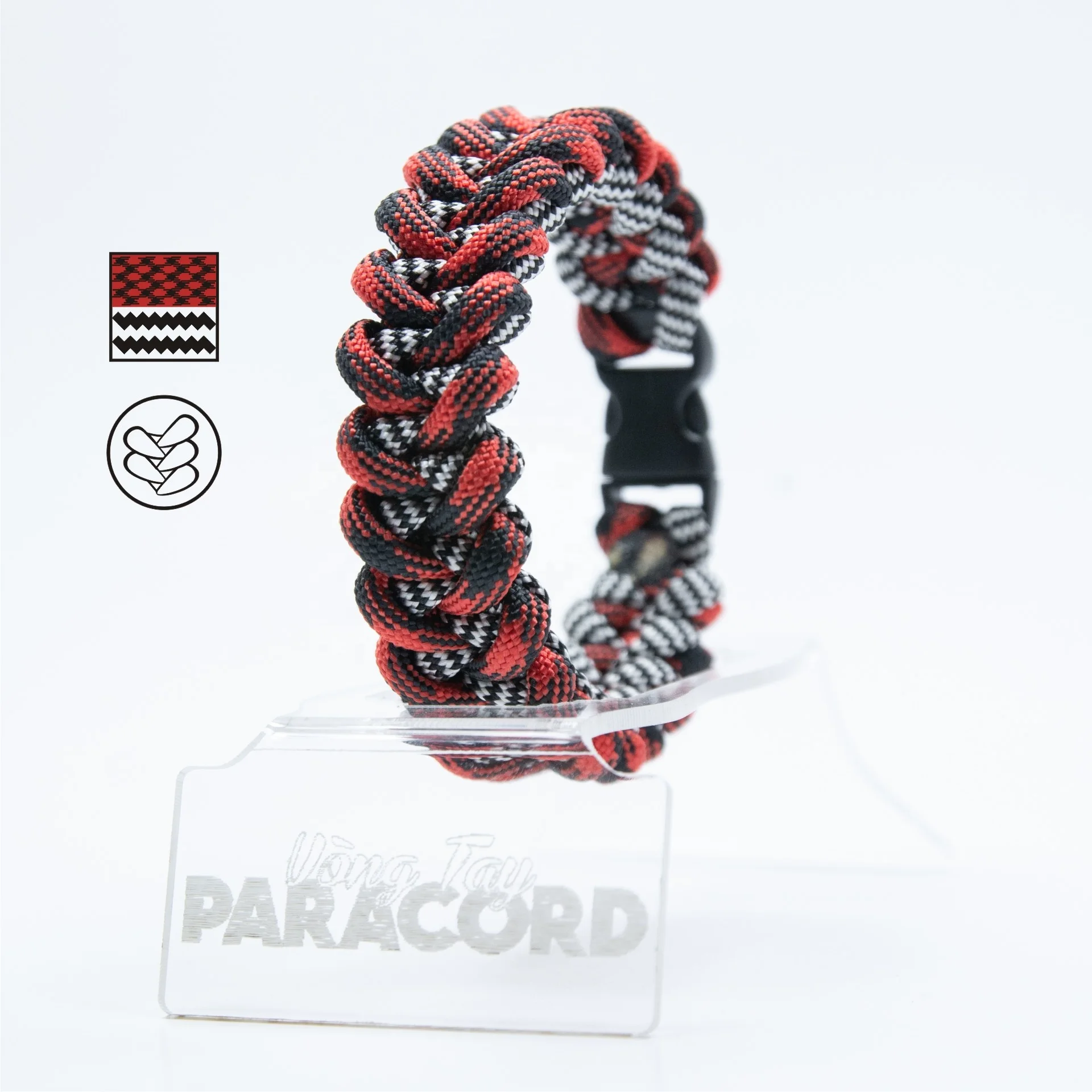 Paracord Band for Promotion Diy 550 Paracord Bracelet Box Gift Hiphop Unisex Bracelets, Bangles Wholesale View Nam Manufacturing