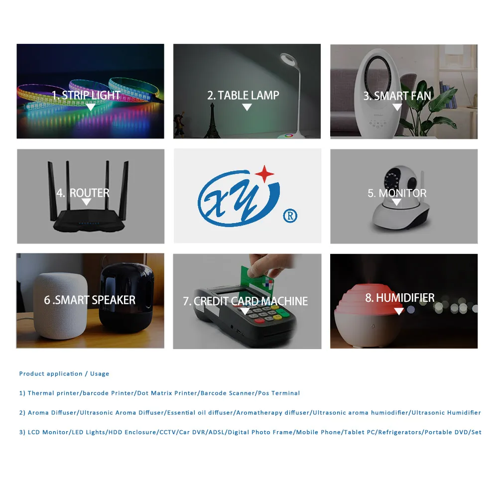 5-60w 5-36VDC 300ma no-fliceker constant voltage hight PF led driver panel downlight light strip light power supply