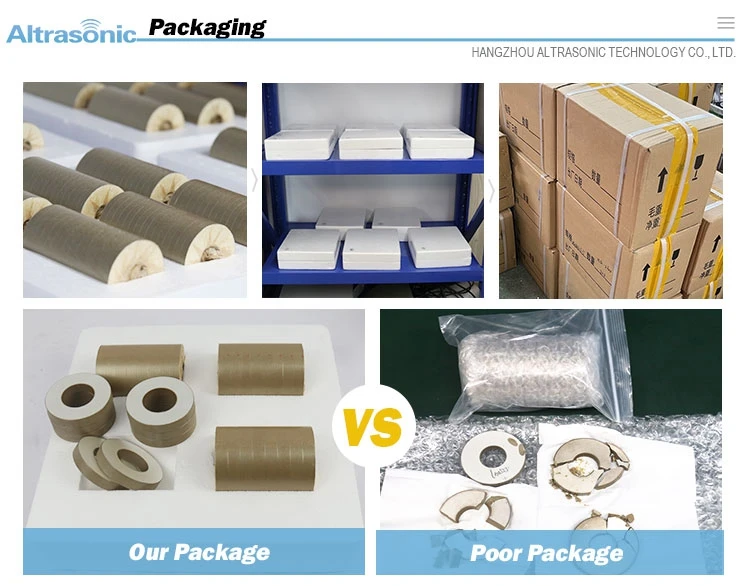 Pzt4 Pzt8 Piezo Ultrasonic Sensors Components Piezoelectric Ceramic Wafer Ultrasonic Cleaning Welding Transducer