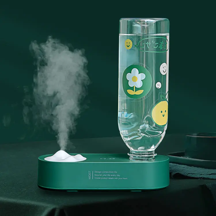 Mini Personal Water Mist Maker Fogger Ultrasonic Rechargeable Usb Air Face Humidifier with any bottle of water